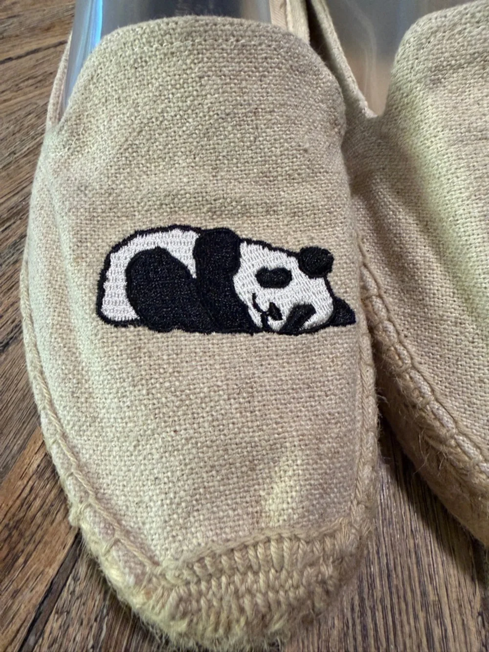 Soludos Espadrilles Jason Polan Panda Canvas Slip On Shoes Womens shoes size 10